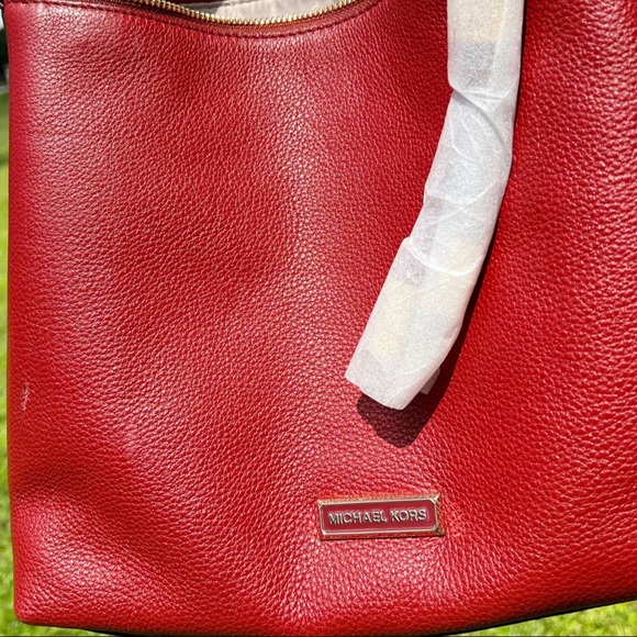 Gaby’sBags 👜💕 Michael Kors Hobo Tote Red - Picture 8 of 9